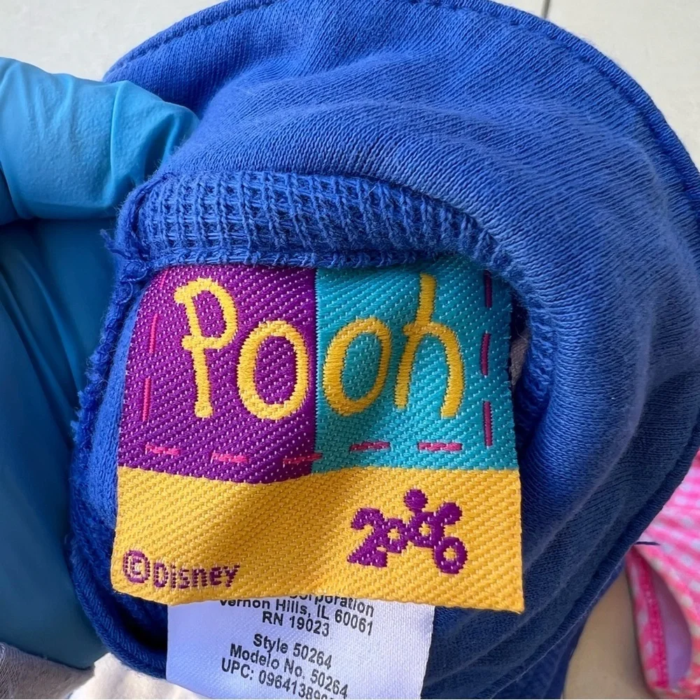 Disney Blue and White Winnie-the-Pooh Polo One-Piece